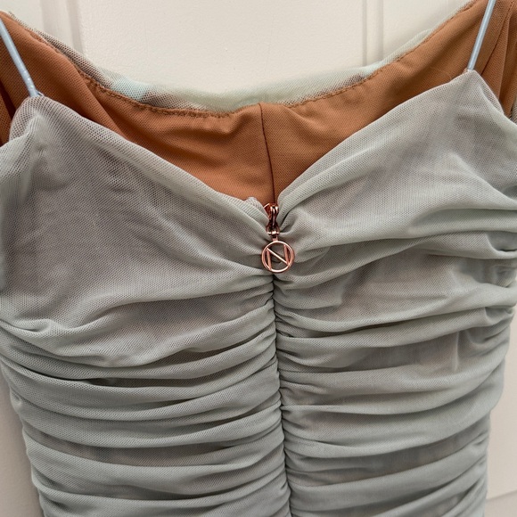 Nookie Eden Midi Dress light blue size medium - Picture 16 of 16